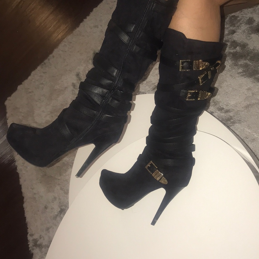 Bebe Knee High Boots